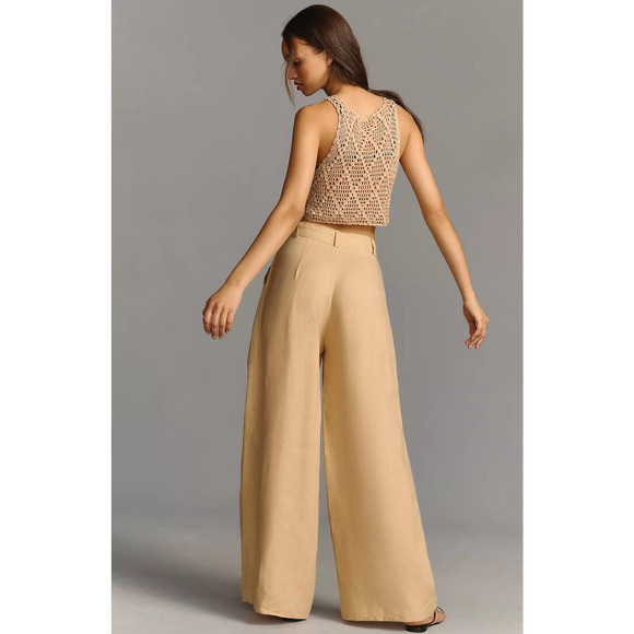 Faithfull Circa Linen Pants - New Size 10 - Picture 5 of 6